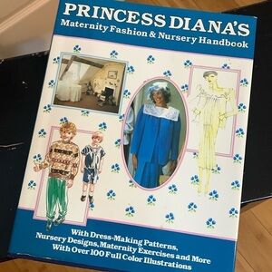PRINCESS DIANA’S Maternity Fashion & Nursery Handbook Hardcover Vintage 1984